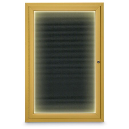Hinge-less Radius Corkboard, 11x13-1/2, Satin Alum Frame/Dark Spruce